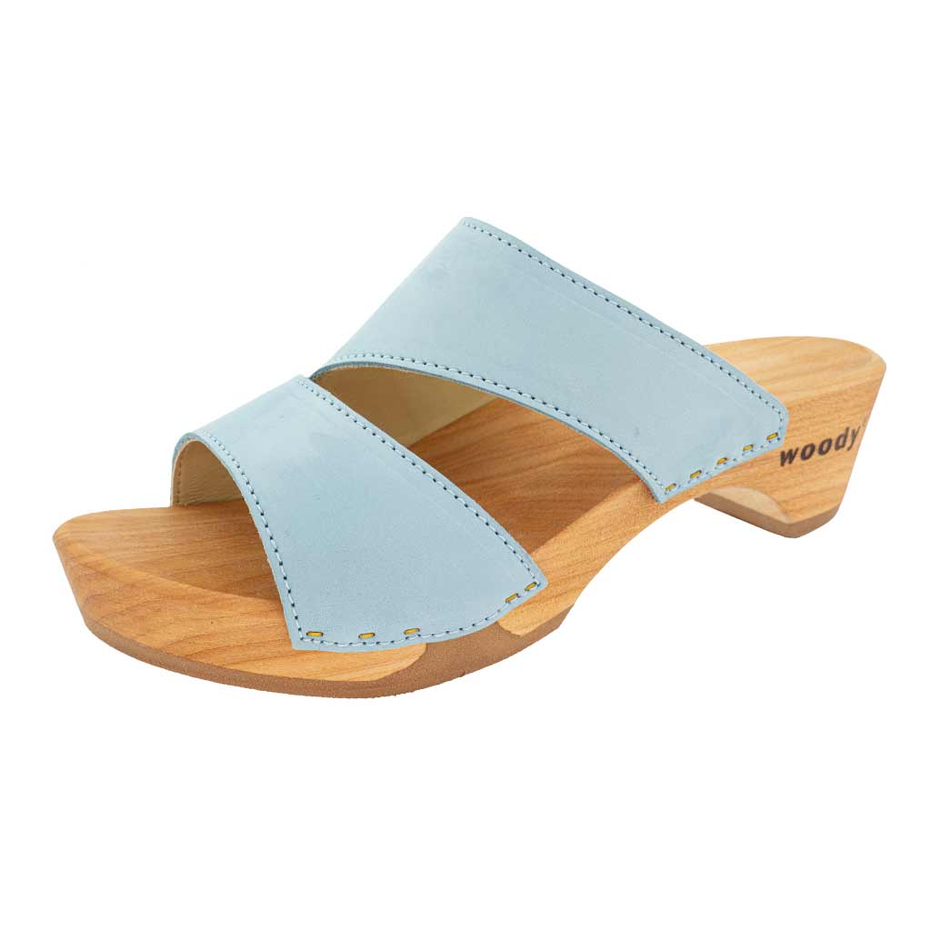 Woody Damen Lucy Clog Pantolette – Handgefertigte Holzschuhe Aus Österreich Mit Rutschfester Kautschuksohle
