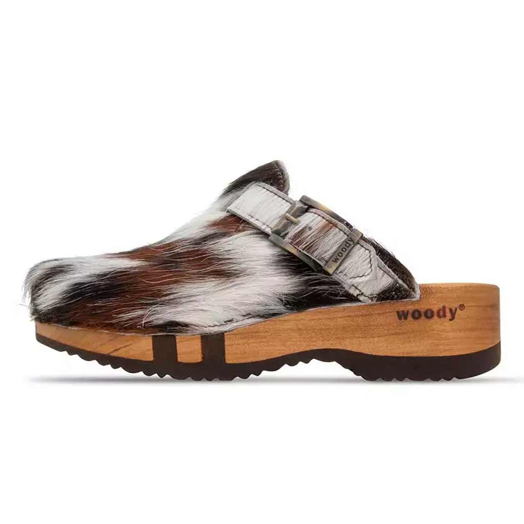 Leon Fur – Men's Clog with flexible sustainable wooden sole