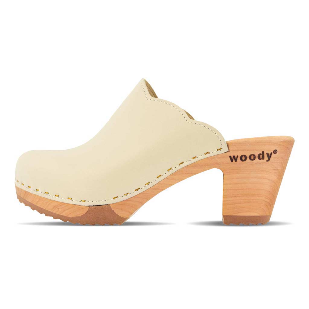 Clogs Holz High Heels Mules Nina – Women's Clog, Flexible