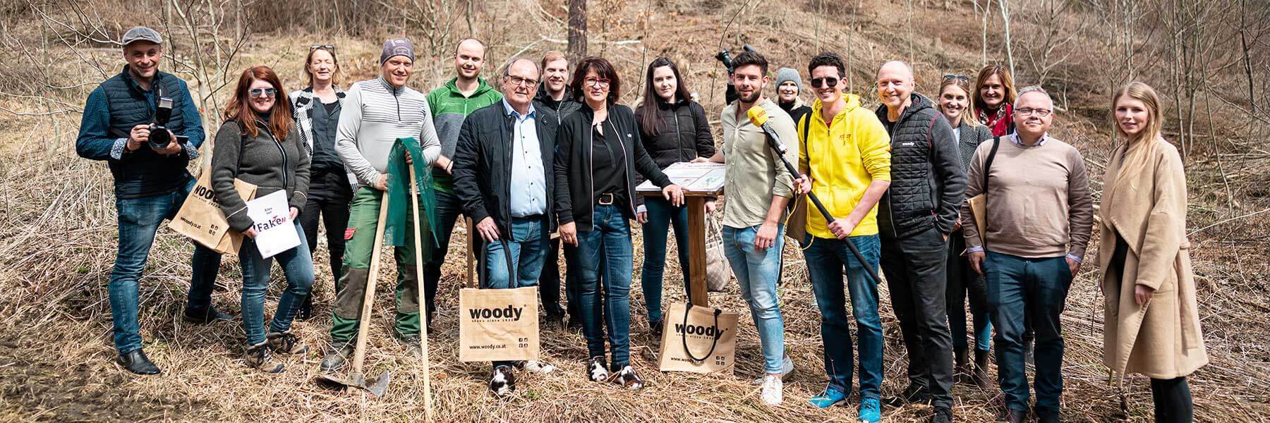 The woody reforestation  - giving something back to nature