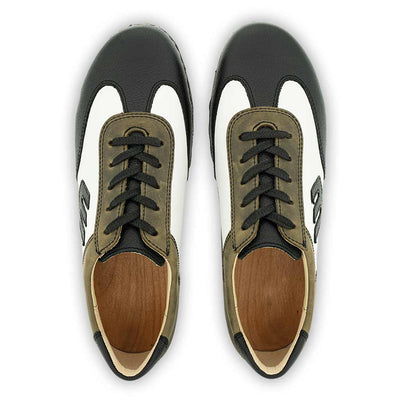 Clog Sneaker Niki Olive Herren Clog von woody Schuhe. Clogs Herren Sneaker. Herrenclog Sneaker woody, Holzschuh, Holz Clog, Holzsohle.niki, sneakers clogs herren mit biegsamer nachhaltiger holzsohle, der bestseller, farbe: nero-oliva alias schwarz-olivgruen, holzclogs woody, woody schuhe, woody shoes, handgemachte holzschuhe aus österreich, kärnten