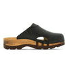 Clogs Damen und Herren Lissabon Unisex Clogs schwarze Farbe lissabon, arbeits-clogs unisex und biegsamer nachhaltiger holzsohle, farbe: schwarz, holzclogs woody, woody schuhe, woody shoes, handgemachte holzschuhe aus österreich, kärnten