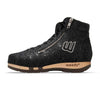 Roxy Clogs Damen Sneaker Argentino von woody Schuhe. Clogs Damen. roxy, clog sneakers für damen mit hohem schaft und biegsamer nachhaltiger holzsohle, farbe: argento (schwarz mit glitter), holzclogs woody, woody schuhe, woody shoes, handgemachte holzschuhe aus österreich, kärnten