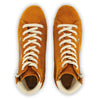 Roxy Clogs Damen Sneaker Papaya woody Schuhe, Damen Sneaker Clogs, Damenclogs roxy, clog sneakers für damen mit hohem schaft und biegsamer nachhaltiger holzsohle, farbe: papya-creme (orange-naturweiss), holzclogs woody, woody schuhe, woody shoes, handgemachte holzschuhe aus österreich, kärnten