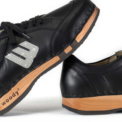 Abby elegant women's clog sneaker woody® - "Glam Line"