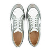 abby, clog sneakers damen mit biegsamer nachhaltiger holzsohle, farbe: titan-weiss, holzclogs woody, woody schuhe, woody shoes, handgemachte holzschuhe, sommerliche terrasse, garten