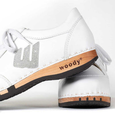 Abby elegant women's clog sneaker woody® - "Glam Line"