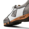 abby, clog sneakers damen mit biegsamer nachhaltiger holzsohle, farbe: titan-weiss, holzclogs woody, woody schuhe, woody shoes, handgemachte holzschuhe, sommerliche terrasse, garten