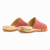 anja-farbe: flamingo_clogs pantoletten damen mit biegsamer nachhaltiger weidenholzsohle, holzclogs woody, woody schuhe, woody shoes, handgemachte holzschuhe aus österreich, kärnten