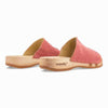 anja-farbe: flamingo_clogs pantoletten damen mit biegsamer nachhaltiger weidenholzsohle, holzclogs woody, woody schuhe, woody shoes, handgemachte holzschuhe aus österreich, kärnten