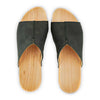 anja-farbe: nero (schwarz)_clogs pantoletten damen mit biegsamer nachhaltiger weidenholzsohle, holzclogs woody, woody schuhe, woody shoes, handgemachte holzschuhe aus österreich, kärnten