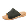 anja-farbe: nero (schwarz)_clogs pantoletten damen mit biegsamer nachhaltiger weidenholzsohle, holzclogs woody, woody schuhe, woody shoes, handgemachte holzschuhe aus österreich, kärnten