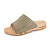 anja-farbe: sand_clogs pantoletten damen mit biegsamer nachhaltiger weidenholzsohle, holzclogs woody, woody schuhe, woody shoes, handgemachte holzschuhe aus österreich, kärnten