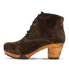 [Chocolate] anne clog stiefelette damen anne woody holzschuhe. ankle boots gefüttert, damenstiefel, stiefel, damenclogs mit flexibler, biegsamer holzsohle. holzclogs, clogs damen knöchel stiefel, damen clogs mit fussbett. ankleboots holz schuhe, holzclog, holzschuhe kaufen, farbe: chocolate (braun)