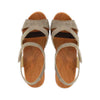 [Sand] carmen, farbe: sand_clogs sandalen damen mit biegsamer nachhaltiger weidenholzsohle und knöchelriemchen, holzclogs woody, woody schuhe, woody shoes, handgemachte holzschuhe aus österreich, kärnten