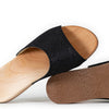 Cherin – elegante Damen Clog Pantolette mit biegsamer Sohle – Farbe: Glitzernd in Schwarz