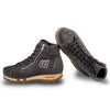 [Graphit] Roxy Damen Clog Sneaker von woody Schuhe. Clogs Damen roxy, clog sneakers für damen mit hohem schaft und biegsamer nachhaltiger holzsohle, farbe: titan, holzclogs woody, woody schuhe, woody shoes, handgemachte holzschuhe aus österreich, kärnten