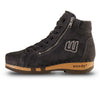 [Graphit] Roxy Damen Clog Sneaker von woody Schuhe. Clogs Damen roxy, clog sneakers für damen mit hohem schaft und biegsamer nachhaltiger holzsohle, farbe: titan, holzclogs woody, woody schuhe, woody shoes, handgemachte holzschuhe aus österreich, kärnten