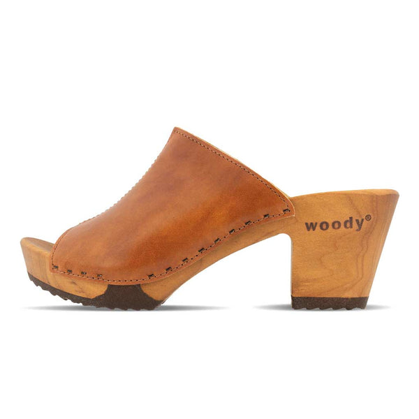 Elly – Women's Clog Mules with flexible wooden sole