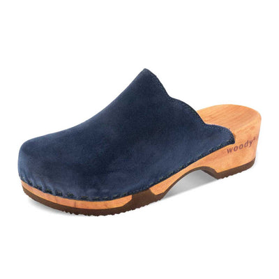 [Navi] Emma Damen Clog, farbe: sand_clogs damen mit biegsamer nachhaltiger weidenholzsohle, holzclogs woody, woody schuhe, woody shoes, handgemachte holzschuhe aus österreich, kärnten