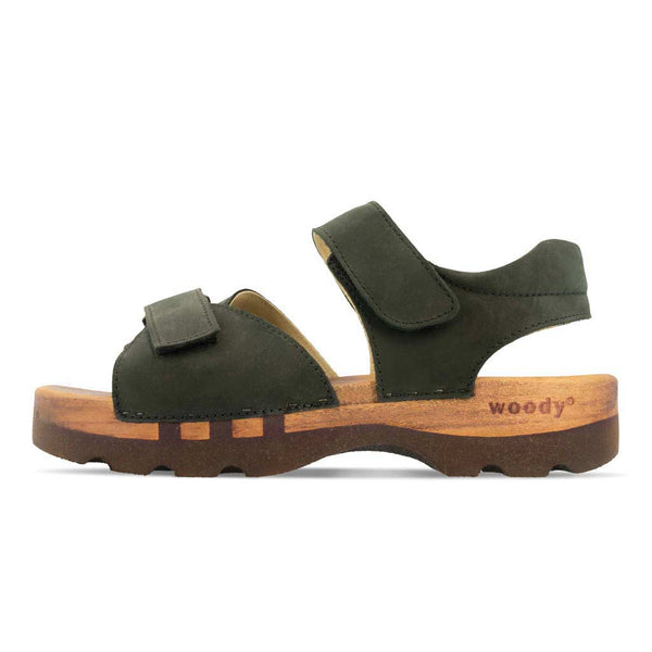 [Nero] Felix Herren Clog Sandale, farbe: nero alias schwarz-sandalen-clogs-herren, mit biegsamer nachhaltiger weidenholzsohle, holzclogs woody, woody schuhe, woody shoes, handgemachte holzschuhe aus österreich, kärnten