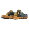 freddy, clogs herren mit biegsamer nachhaltiger Holzsohle, farbe: avion-blau, holzclogs woody, woody schuhe, woody shoes, handgemachte holzschuhe aus österreich, kärnten