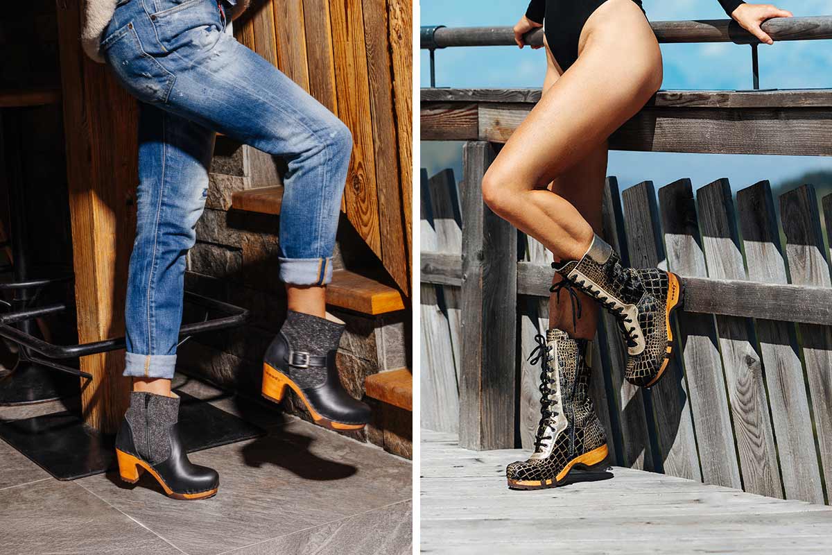 Ganzjahres Clogs, Holzclog bestellen. Holzschuhe, Holz Clog kaufen. Holz Schuhe bestellen, Schuhe mit biegsamer Holzsohle. Sabots, Mulen, Klompen, Clogs bestellen, Holzclogs, Woody Schuhe Österreich. Schuhe mit Holzsohle. Holz Schuhe kaufen.