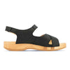 gloria, sandlen clogs damen mit biegsamer nachhaltiger holzsohle, farbe: nero-schwarz, holzclogs woody, woody schuhe, woody shoes, handgemachte holzschuhe aus österreich, kärnten