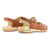 gloria, sandlen clogs damen mit biegsamer nachhaltiger holzsohle, farbe: safor, holzclogs woody, woody schuhe, woody shoes, handgemachte holzschuhe aus österreich, kärnten