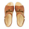 gloria, sandlen clogs damen mit biegsamer nachhaltiger holzsohle, farbe: safor, holzclogs woody, woody schuhe, woody shoes, handgemachte holzschuhe aus österreich, kärnten