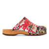 harry, clogs herren mit biegsamer nachhaltiger holzsohle, farbe: kaiser franz joseph (multicolor print), holzclogs woody, woody schuhe, woody shoes, handgemachte holzschuhe aus österreich, kärnten