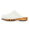 harry, clogs herren mit biegsamer nachhaltiger holzsohle, farbe: weiss, holzclogs woody, woody schuhe, woody shoes, handgemachte holzschuhe aus österreich, kärnten