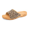 heidi, clogs pantolette damen mit biegsamer nachhaltiger holzsohle, farbe: wildcat (leopard-print), holzclogs woody, woody schuhe, woody shoes, handgemachte holzschuhe aus österreich, kärnten