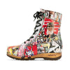 Heike, clog lammfell gefütterter clog stiefel damen mit biegsamer nachhaltiger holzsohle, farbe: kaiser franz joseph (multicolor), holzclogs woody, woody schuhe, woody shoes, handgemachte holzschuhe aus österreich, kärnten