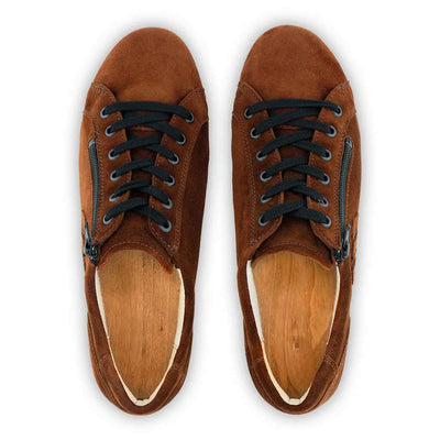 Clog Sneaker Jack Haselnuss Herren Clog von woody Schuhe. Clogs Herren Sneaker jack, clog sneakers für herren mit biegsamer nachhaltiger holzsohle, farbe: hazelnut (haselnussbraun), holzclogs woody, woody schuhe, woody shoes, handgemachte holzschuhe aus österreich, kärnten