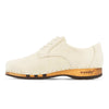 Herren Clogs Sneaker Jan Creme Herrenclog Sneaker woody, Holzschuh, Holz Clog, Holzsohle. biegsame flexible Holzsohle.