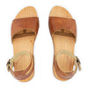 jana, sandalen clogs damen mit biegsamer nachhaltiger holzsohle, farbe: safor (braun), holzclogs woody, woody schuhe, woody shoes, handgemachte holzschuhe aus österreich, kärnten