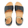jana, sandalen clogs damen mit biegsamer nachhaltiger holzsohle, farbe: schwarz, holzclogs woody, woody schuhe, woody shoes, handgemachte holzschuhe aus österreich, kärnten