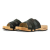 modell-jenny-farbe: schwarz-nero_clogs pantoletten damen mit biegsamer nachhaltiger weidenholzsohle, holzclogs woody, woody schuhe, woody shoes, handgemachte holzschuhe aus österreich, kärnten