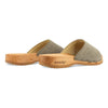 heidi, clogs pantolette damen mit biegsamer nachhaltiger holzsohle, farbe: sand, holzclogs woody, woody schuhe, woody shoes, handgemachte holzschuhe aus österreich, kärnten