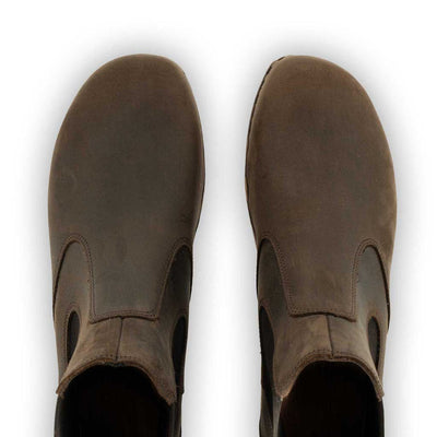 [Caffe] Jutta Damen Clog Stiefelette mit biegsamer nachhaltiger holzsohle, farbe: caffe (braun), der bestseller, holzclogs woody, woody schuhe, woody shoes, handgemachte holzschuhe aus österreich, kärnten