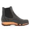 [Grigio] Jutta, clog boots damen mit biegsamer nachhaltiger holzsohle, farbe: grigio, der bestseller, holzclogs woody, woody schuhe, woody shoes, handgemachte holzschuhe aus österreich, kärnten