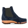 [Navi] Jutta, clog boots damen mit biegsamer nachhaltiger holzsohle, der bestseller, holzclogs woody, woody schuhe, woody shoes, handgemachte holzschuhe aus österreich, kärnten,  farbe: navi (blau)