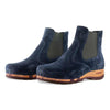 [Navi] Jutta, clog boots damen mit biegsamer nachhaltiger holzsohle, der bestseller, holzclogs woody, woody schuhe, woody shoes, handgemachte holzschuhe aus österreich, kärnten,  farbe: navi (blau)