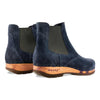 [Navi] Jutta, clog boots damen mit biegsamer nachhaltiger holzsohle, der bestseller, holzclogs woody, woody schuhe, woody shoes, handgemachte holzschuhe aus österreich, kärnten,  farbe: navi (blau)