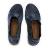 [Navi] Jutta, clog boots damen mit biegsamer nachhaltiger holzsohle, der bestseller, holzclogs woody, woody schuhe, woody shoes, handgemachte holzschuhe aus österreich, kärnten,  farbe: navi (blau)