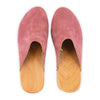 katharina, clogs damen mit biegsamer nachhaltiger holzsohle, farbe: flamingo, holzclogs woody, woody schuhe, woody shoes, handgemachte holzschuhe aus österreich, kärnten