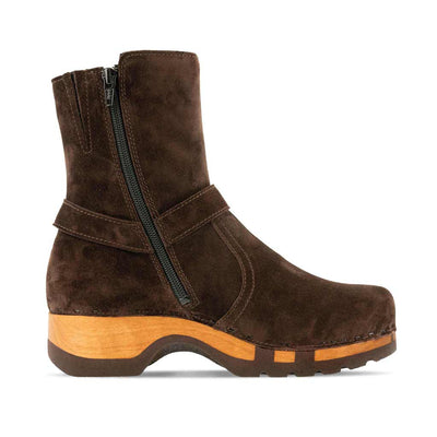 Veronika-Damen-Clog-Stiefelette-woody-farbe: hazelnut (braun), ganzjahres schuhe, kalbslederfutter