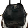 [A01] Kira - praktische Tote Bag Handtasche aus Fell Natur und Schwarzem Leder
