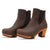 lara-farbe: caffe-braun_clog boots damen mit biegsamer nachhaltiger Weidenholzsohle-holzclogs woody, woody schuhe, woody shoes, handgemachte holzschuhe aus österreich, kärnten